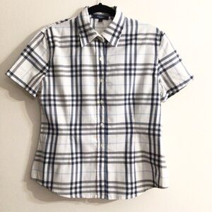 Burberry Plaid Polo Shirt